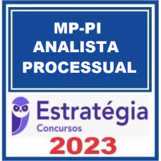 MP PI - ANALISTA MINISTERIAL - ÁREA PROCESSUAL MPPI - ESTRATÉGIA 2023