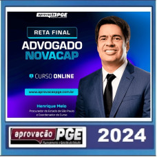 ADVOGADO DA NOVACAP - RETA FINAL - PÓS EDITAL - APROVAÇÃO PGE 2024