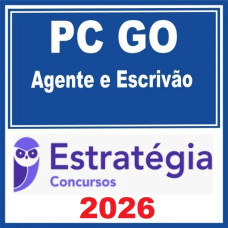 PC GO (Agente e Escrivão) – Estratégia 2026
